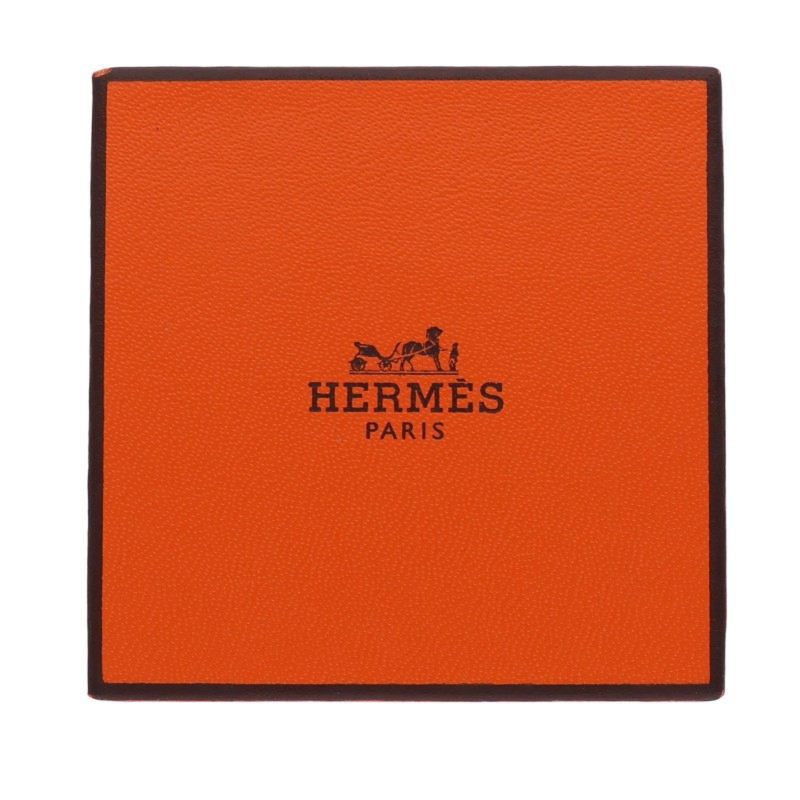 HERMES Osmose GM Sterling Silver Ring Size 55