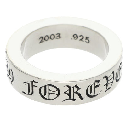 Chrome Hearts 6mm Spacer Forever Silver Ring Size ONE SIZE