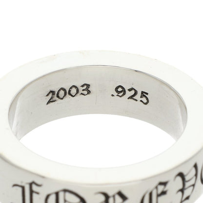 Chrome Hearts 6mm Spacer Forever Silver Ring Size ONE SIZE