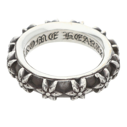 Chrome Hearts STAR BAND Silver Ring Size 19.5