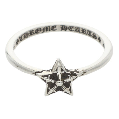 Chrome Hearts BUBBLGM STAR Silver Ring Size 8.5