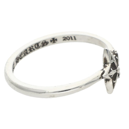 Chrome Hearts BUBBLGM STAR Silver Ring Size 8.5