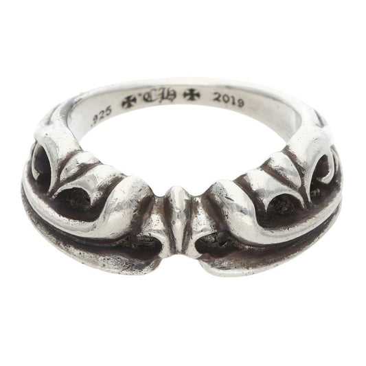 Chrome Hearts HALF KT Silver Ring Size ONE SIZE