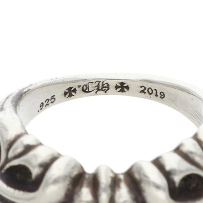 Chrome Hearts HALF KT Silver Ring Size ONE SIZE
