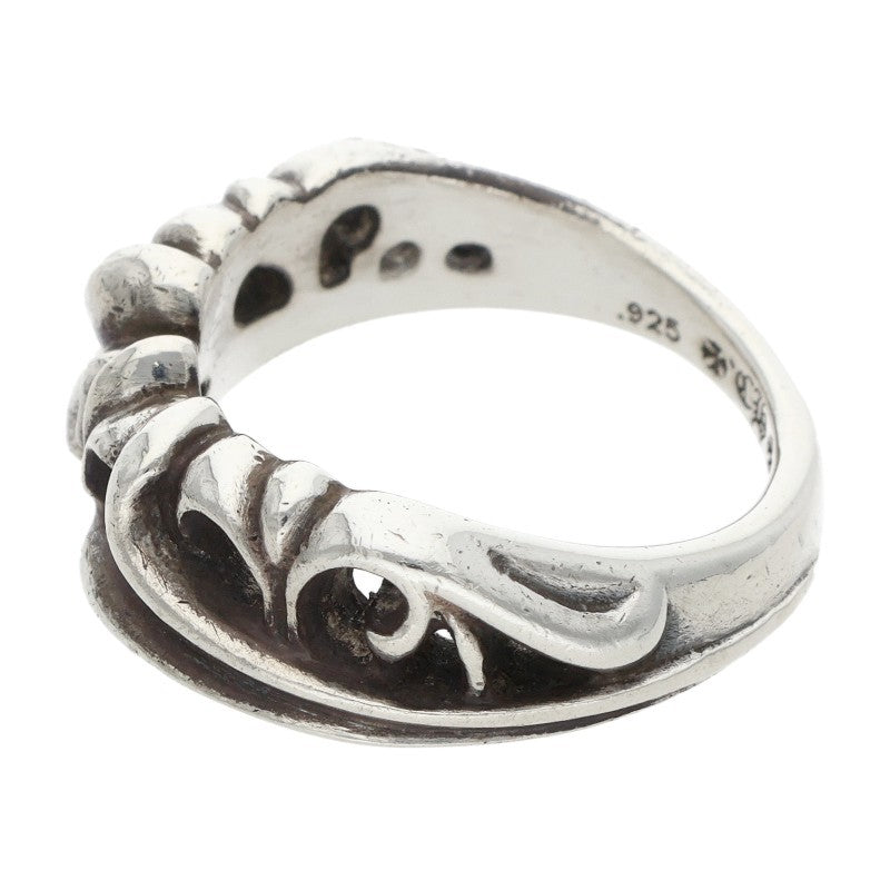 Chrome Hearts HALF KT Silver Ring Size ONE SIZE
