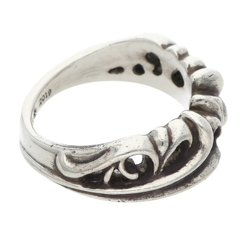 Chrome Hearts HALF KT Silver Ring Size ONE SIZE
