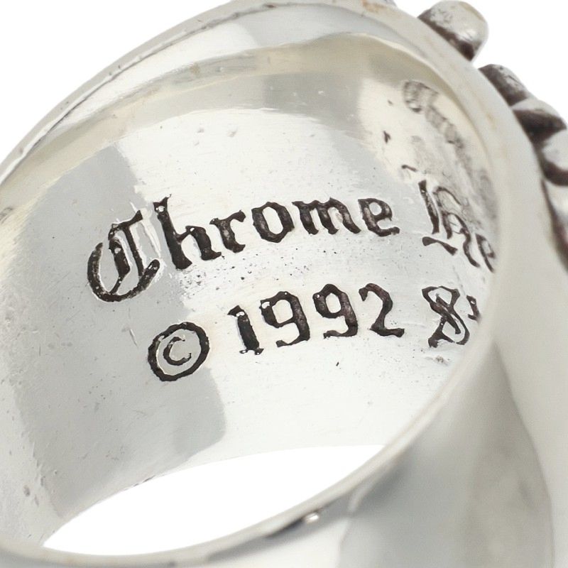 Chrome Hearts Keeper Sterling Silver Ring Size ONE SIZE