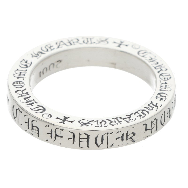 Chrome Hearts 3mm Spacer FUCKYOU Silver Ring Size 10.5