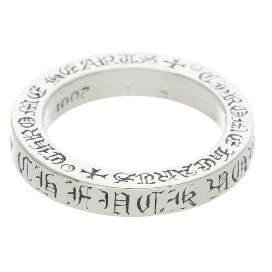 Chrome Hearts 3mm Spacer FUCKYOU Silver Ring Size 10.5