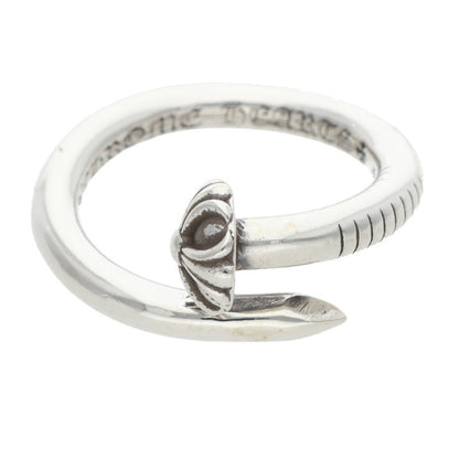 Chrome Hearts NAIL CRSBALL Silver Ring Size JP 16