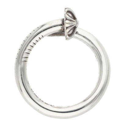 Chrome Hearts NAIL CRSBALL Silver Ring Size JP 16