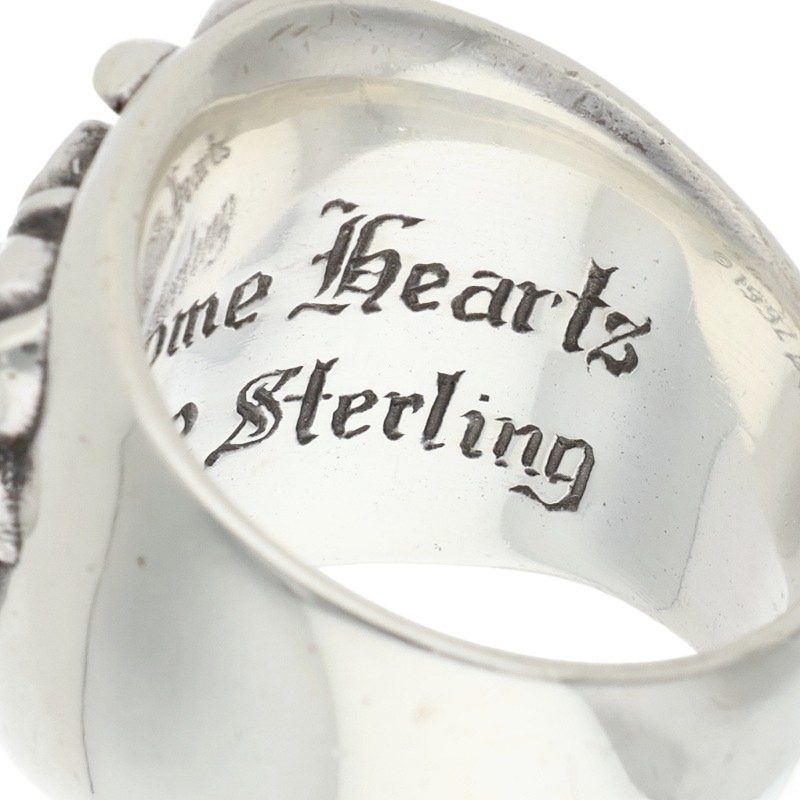 Chrome Hearts Keeper Sterling Silver Ring Size 17.5