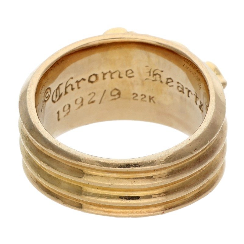 Chrome Hearts Dagger 22K Gold Ring Size ONE SIZE