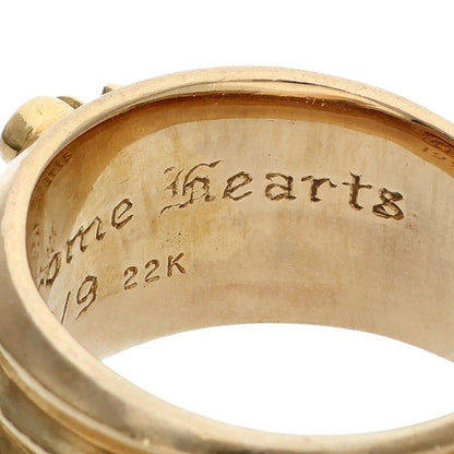 Chrome Hearts Dagger 22K Gold Ring Size ONE SIZE