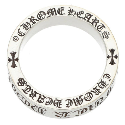 Chrome Hearts 6mm Spacer FUCKYOU Silver Ring Size 17.5