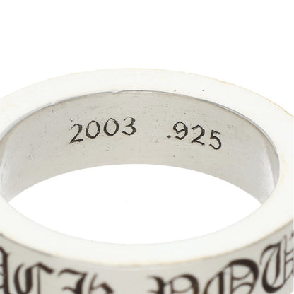 Chrome Hearts 6mm Spacer FUCKYOU Silver Ring Size 17.5