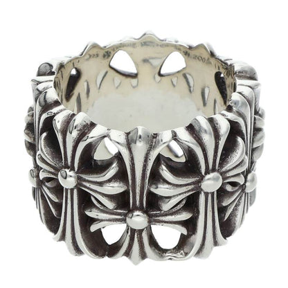 Chrome Hearts Cemetery Cross Silver Ring Size ONE SIZE