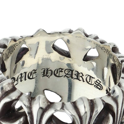 Chrome Hearts Cemetery Cross Silver Ring Size ONE SIZE