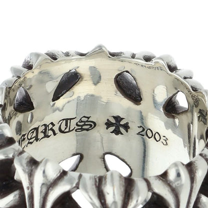 Chrome Hearts Cemetery Cross Silver Ring Size ONE SIZE