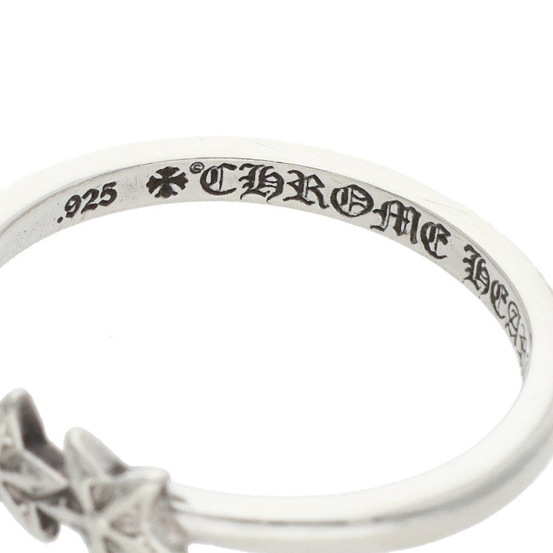 Chrome Hearts BUBBLEGUM 3STAR Silver Ring Size ONE SIZE