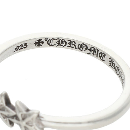 Chrome Hearts BUBBLEGUM 3STAR Silver Ring Size ONE SIZE