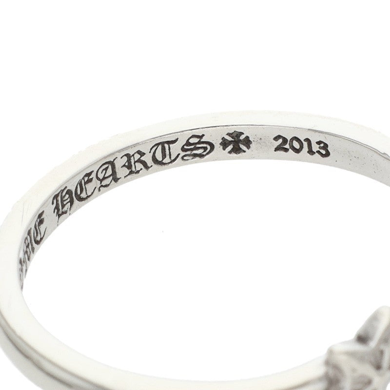 Chrome Hearts BUBBLEGUM 3STAR Silver Ring Size ONE SIZE