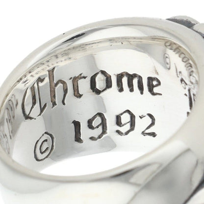 Chrome Hearts FLRL CRS Sterling Silver Ring Size ONE SIZE