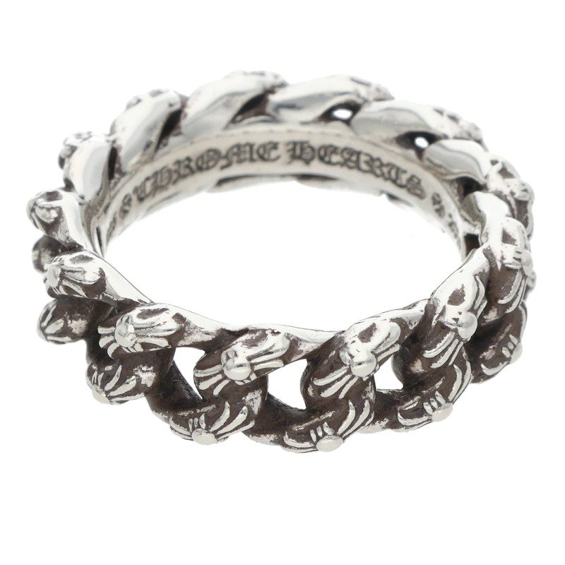 Chrome Hearts XTRA FANCY SML Silver Ring Size ONE SIZE