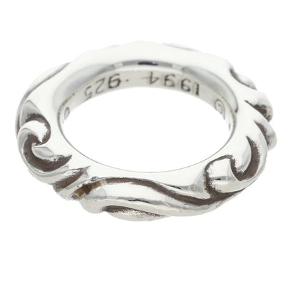 Chrome Hearts SCRL BAND Silver Ring Size ONE SIZE