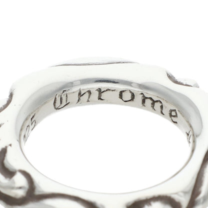 Chrome Hearts SCRL BAND Silver Ring Size ONE SIZE