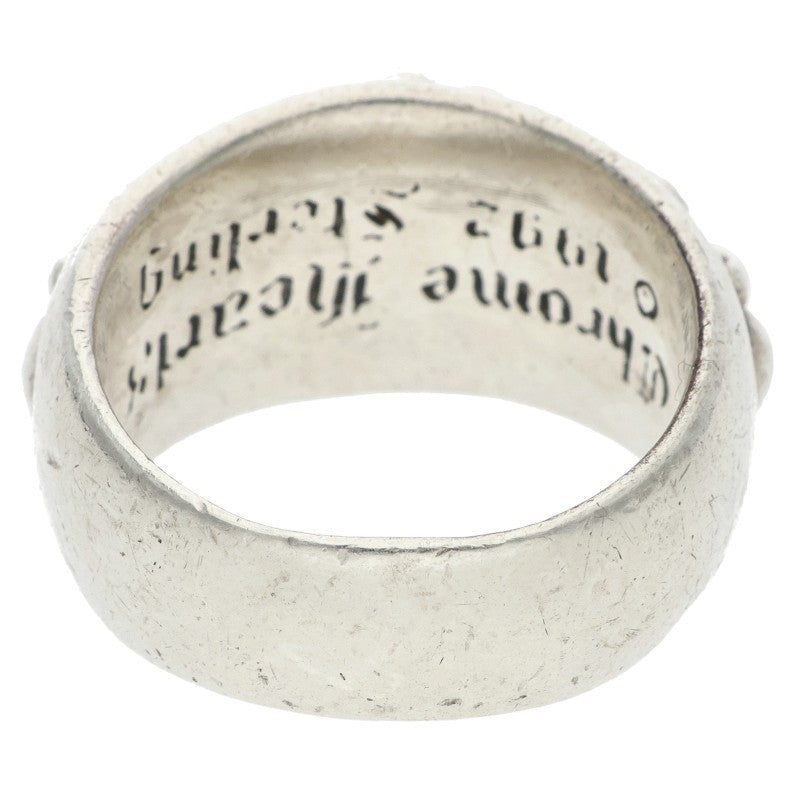 Chrome Hearts FLRL CRS P BLKDIA Pave Dia Ring Size JP 21
