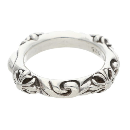 Chrome Hearts SBT BAND Silver Ring Size 18.5