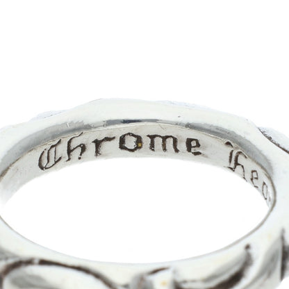 Chrome Hearts SCRL BAND Silver Ring Size 18.5