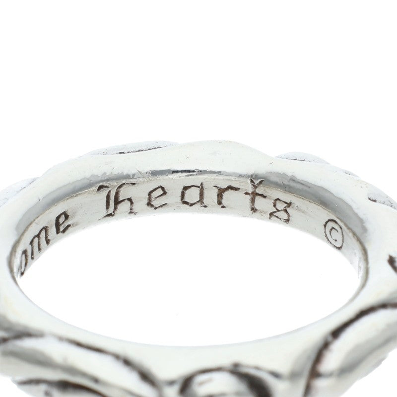Chrome Hearts SCRL BAND Silver Ring Size 18.5