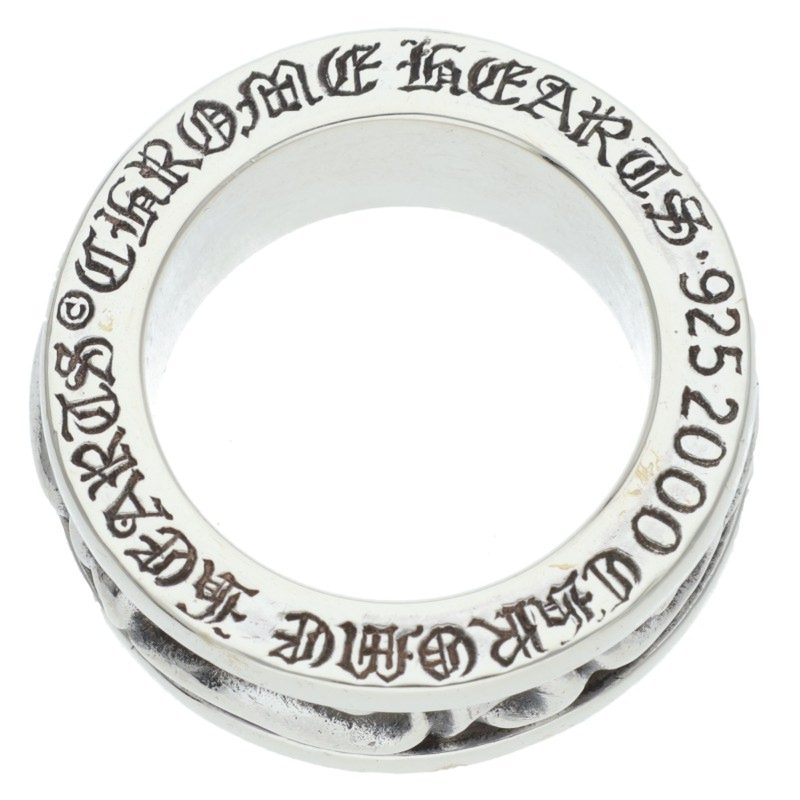 Chrome Hearts Spinner Scroll Silver Ring Size ONE SIZE