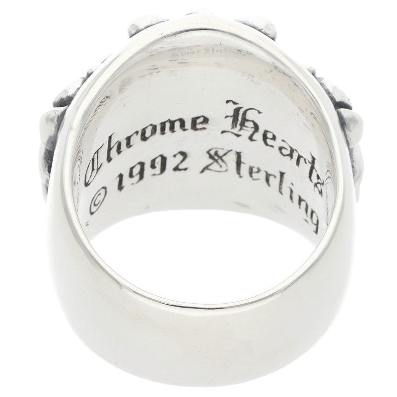 Chrome Hearts Keeper Sterling Silver Ring Size JP 13.5
