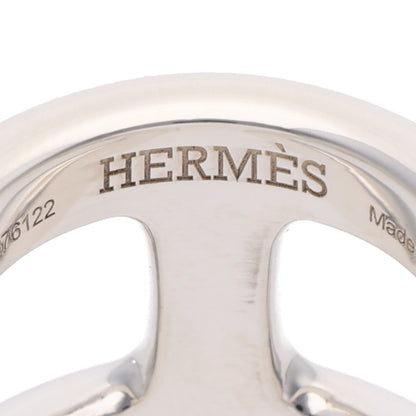 HERMES Osmose GM Silver Ring Size 51