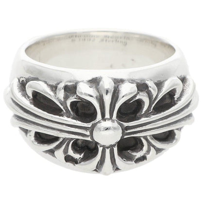 Chrome Hearts FLRL CRS Sterling Silver Ring Size JP 17.5