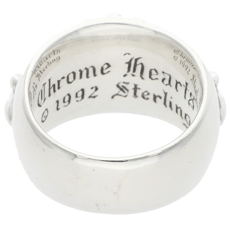 Chrome Hearts FLRL CRS Sterling Silver Ring Size JP 17.5