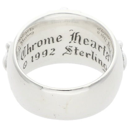 Chrome Hearts FLRL CRS Sterling Silver Ring Size JP 17.5