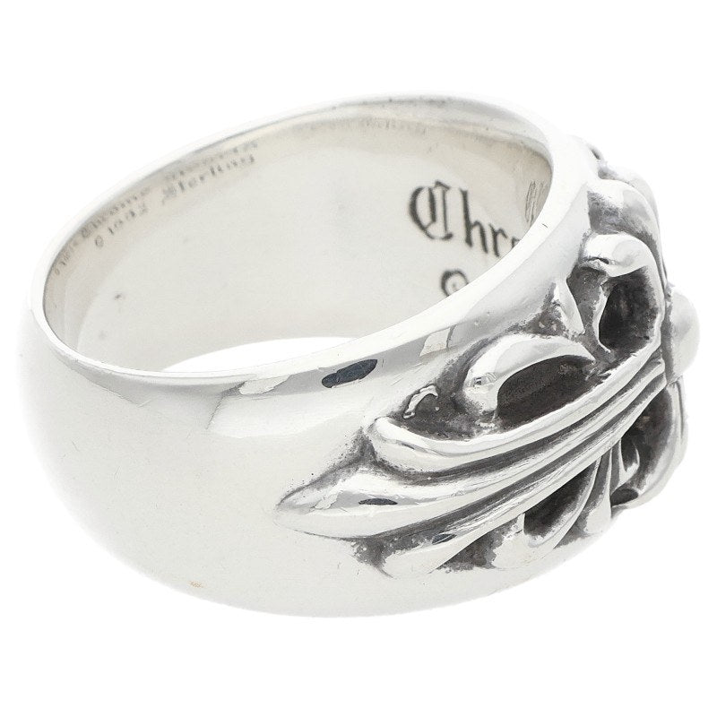Chrome Hearts FLRL CRS Sterling Silver Ring Size JP 17.5
