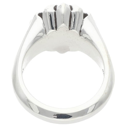 Chrome Hearts CUTOUT CH PLS LG Silver Ring Size JP 24