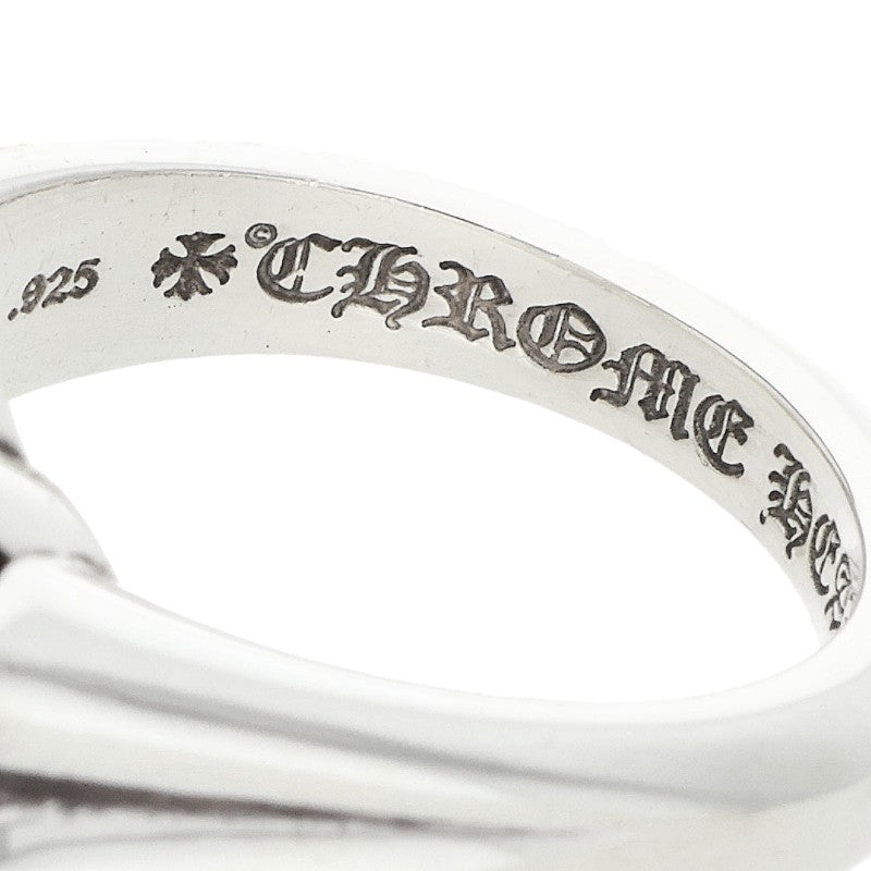 Chrome Hearts CUTOUT CH PLS LG Silver Ring Size JP 24
