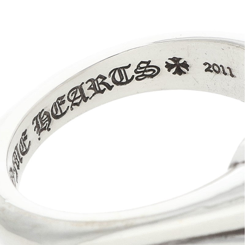 Chrome Hearts CUTOUT CH PLS LG Silver Ring Size JP 24