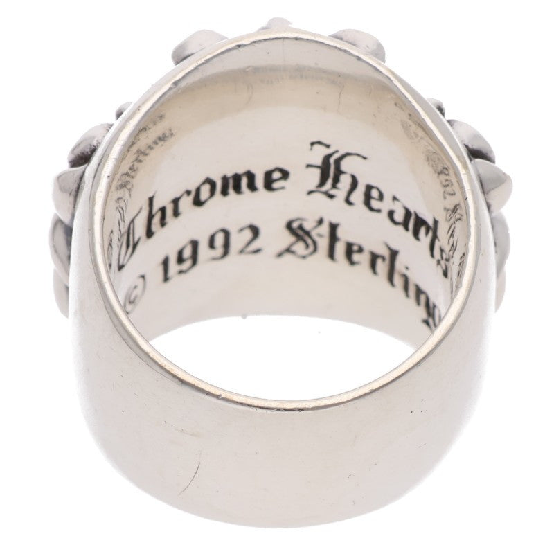 Chrome Hearts Keeper Sterling Silver Ring Size 10.5