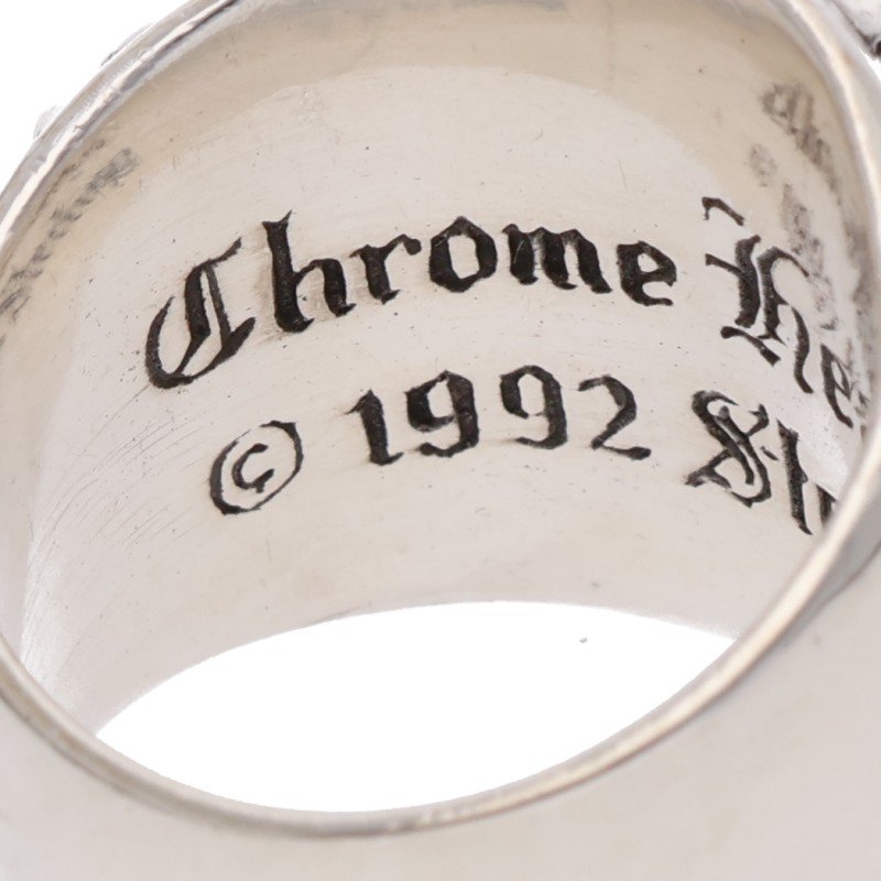 Chrome Hearts Keeper Sterling Silver Ring Size 10.5