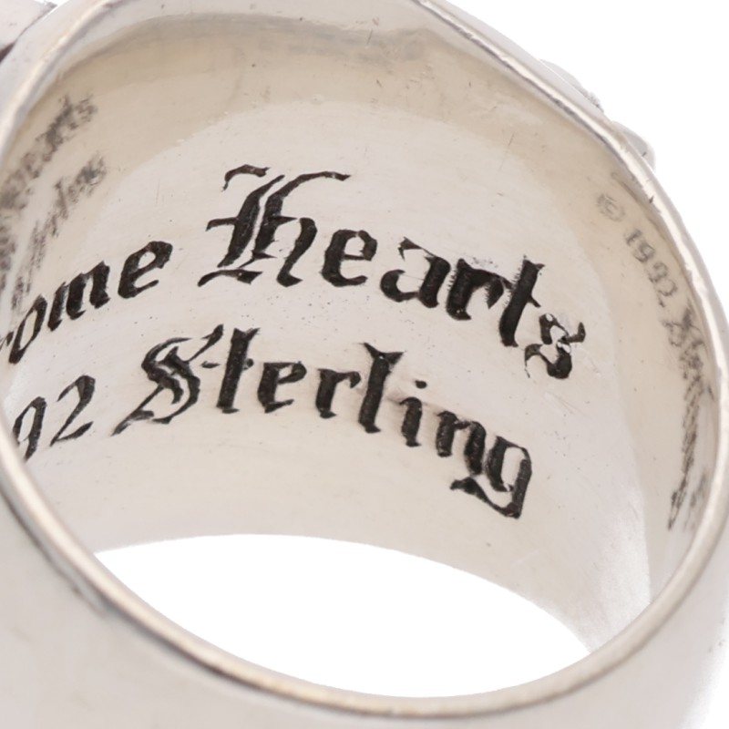 Chrome Hearts Keeper Sterling Silver Ring Size 10.5