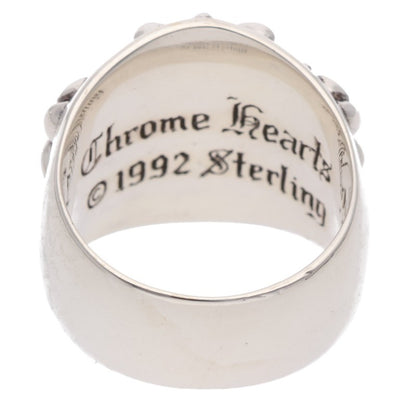 Chrome Hearts Keeper Sterling Silver Ring Size ONE SIZE