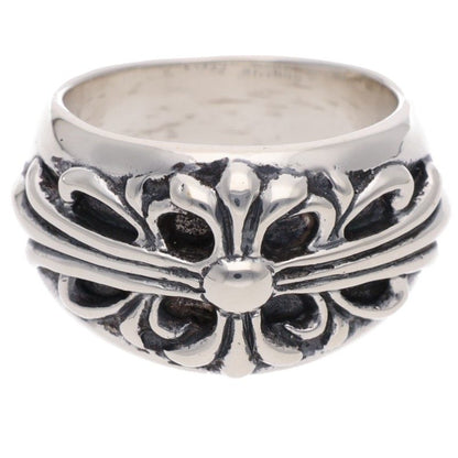 Chrome Hearts FLRL CRS Sterling Silver Ring Size 14.5