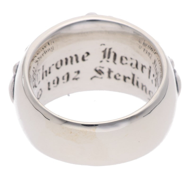 Chrome Hearts FLRL CRS Sterling Silver Ring Size 14.5